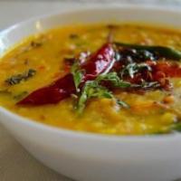 Dal Tadka · Lentil cooked in tomatoes, onion and spice.