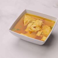 1. Wonton Soup · Chicken broth with wonton dumplings.