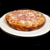 Burana pizza · Doble pizza ham