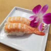 Shrimp Sushi · 2 pieces.