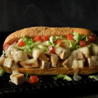 Grilled Chicken Classic Sub · Grilled chicken, provolone, lettuce and tomatoes. Served with a side of Italian dressing.