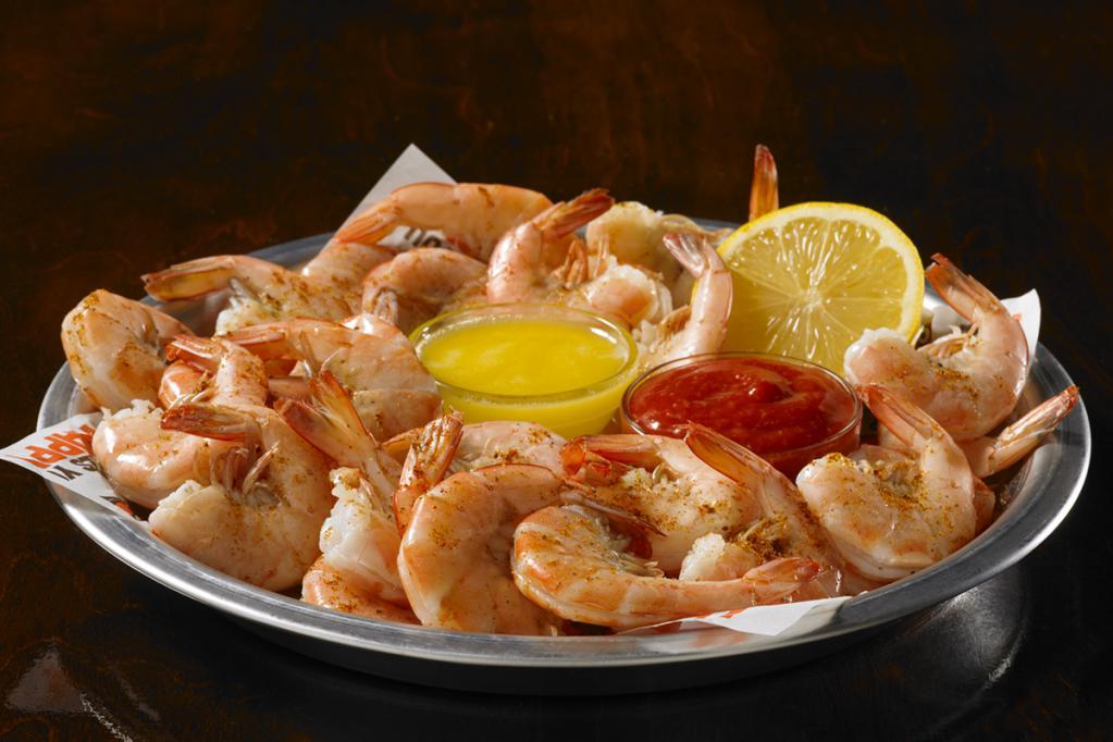 Steamed Shrimp · Fresh steamed shrimp.  