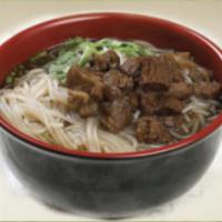 House Special Beef Noodle Soup · Beef stew with noodle in house special broth.