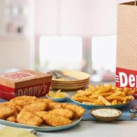 Fish & Chips Family Pack · 12 Wild-caught Alaska Pollock fillets fried golden-brown, plus tartar sauce. Served with wav...