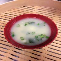 Miso Soup · Japanese style tofu and wakame seaweed in broth. 