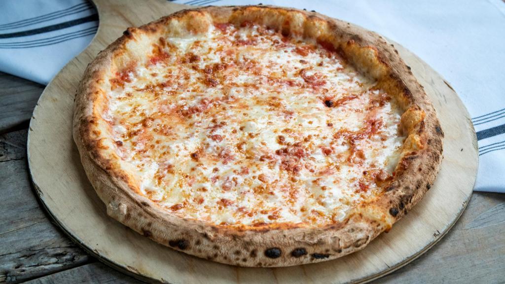 Cheese Pizza · Grande mozzarella, San Marzano tomatoes and Parmigiano.
