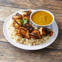 Shish Tawook Lunch · Char-broiled marinated chicken breast kabob. Classic or with lemon-oregano.