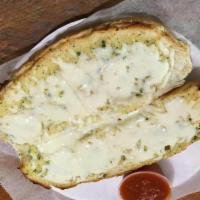 Garlic Bread with Cheese · 2 loaves.