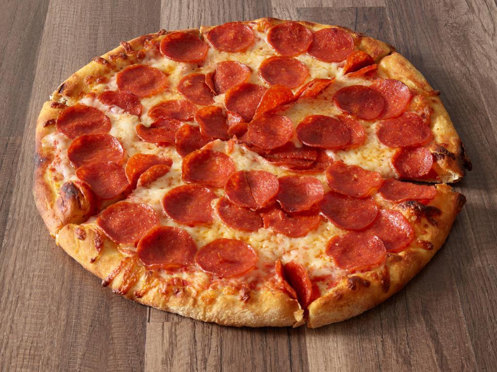 Pepperoni Extreme Pizza · Topped with marinara, mozzarella and enough pepperoni for every bite.