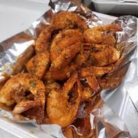 Dollar Shrimps ( Minimum of 6) · Pick and peel freshly sauteed shrimps in a special garlic butter sauce