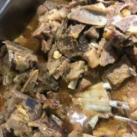 stew goat / chivo · chivo guisado with side