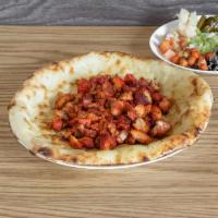 Chicken Gyro on Naan · Toppings, sauces available. Complete your meal for an additional charge. 