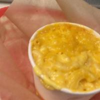 Kids Mac and Cheese Meal · Includes kids chips or apple slices and small drink.