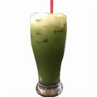 Thai Iced Green Tea · Strongly brewed Green Ceylon tea mixed with Jasmine flavored ,sugar and milk
