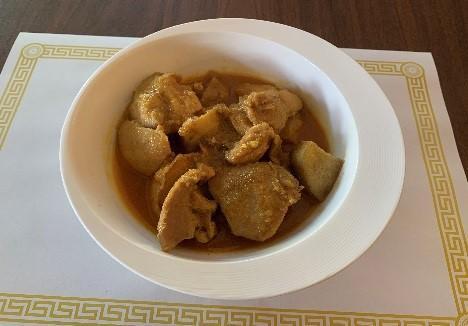 35. Chicken Curry · Chicken and potato cooked with house special curry paste.