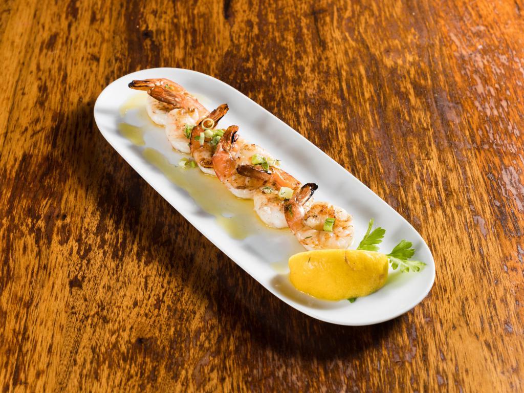 SHRIMP ENTREE · Charcoal broiled with extra virgin olive oil and lemon.
