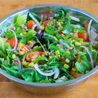 Create Your Own Salad · Romaine lettuce and/or spring mix with your choice of toppings and dressing.