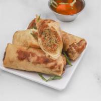 Thai Spring Rolls · These rolls are crispy, crunchy and very satisfying. They are filled with chicken, cellophan...