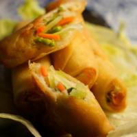 Spring Roll · Vegetable wrapped in the crispy shell.