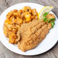 Breakfast Fried Catfish · Served with grits or home fries.