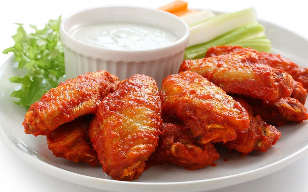 Hot Wing Special · X-Large 1-topping pizza and salad or cheese bread and 1 lb. chicken wings and 4 fountain drinks.
