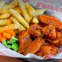 6pc Wings Combo · All wing orders come with carrots and celery. Choice of dipping sauce.