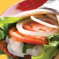 Gyro Wrap Only · Ingredients: Gyro Sauce, Tomato, Onion, Lettuce. Choice of Meat: Lamb, Beef, Chicken. 