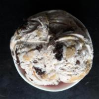 Cookie³ · Cookie overload! Vanilla ice cream loaded with cookie dough, chocolate chip cookie chunks, a...