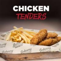 Chicken Tenders · Lightly breaded, crispy chicken tenders with choice of sauce.