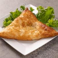 Tiropita (borek) cheese  · flakey layered phyllo dough filled with cheeses