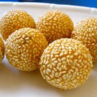 A4. Sesame Ball · 7 piece of deep-fried sesame balls.