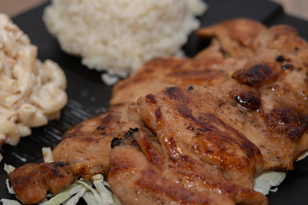 Hawaiian BBQ Chicken · A very popular choice...Grilled boneless & skinless chicken marinated in our BBQ sauce