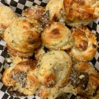 12 Cheesy Meatball Garlic Knots · Original Recipe Garlic Knots stuffed with homemade meatball and Grande mozzarella cheese. 