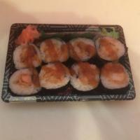 Shrimp Tempura Roll · Shrimp tempura and tempura sauce.