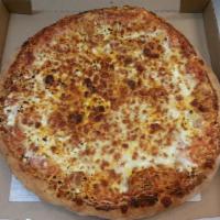 Cheese Lover's Pizza · Mozzarella, Romano Parmesan, cheddar, American and feta cheeses.