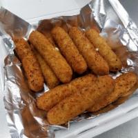 Mozzarella Cheese Sticks · 6 pieces.