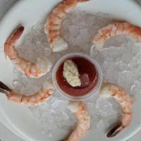 Shrimp Cocktail  ·   6 large chilled shrimp served on a bed of ice.  Served with our spicy cocktail sauce and a...