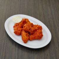 Buffalo Wings · BBQ, Buffalo, mild, teriyaki or garlic BBQ.