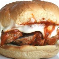 Polpette (Meatball) Sandwich · House made meatballs topped with marinara and provolone cheese.