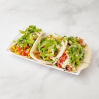 3 Veggie Tacos · Rice and beans. Fresh soft or crispy corn tortilla. Every order is unique, please choose fro...