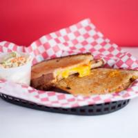 Charlie's Grilled Cheese · Pearl Bakery Levain sourdough, smoked Tillamook sharp cheddar, and fresh sliced tomatoes gri...