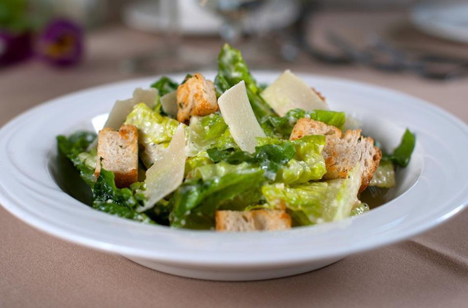 Turkey Caesar Salad with house-made dressing & our own croutons · A very traditional classic, done fresh and right!  The only thing we didn't do here is grow the lettuce and make the cheese.  FRESH!