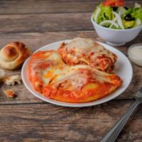 Antonino's Combo · A delicious combination of baked lasagna and stuffed shells.