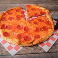 Cheese Pizza with 1 Topping · Choice of topping.
