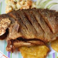 Fried Red Snapper · Whole Red Snapper fried to perfection. 