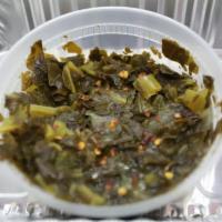 Collard Greens · Delicious southern greens made with smoked turkey.