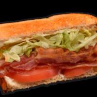 BLT Sandwich · Hickory smoked bacon, lettuce, tomato and mayo on 2 slices of toasted bread.