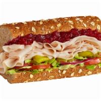 5. Turkey and Cranberry Cold Sandwich · 1/4 lb. of turkey, whole berry sauce with mayo and served Togo's style.