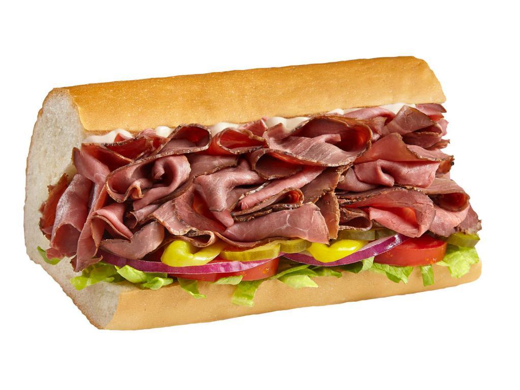 7. Roast Beef Cold Sandwich · Over 1/4 lb. of medium rare roast beef with mayo. Served Togo's style.