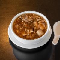 11. Hot & Sour Soup酸辣汤 · Soup that is both spicy and sour, typically flavored with hot pepper and vinegar.